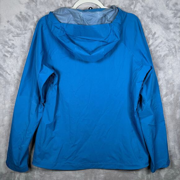 Patagonia Women’s Stretch Rainshadow Jacket Blue M H2No Waterproof Hooded - Picture 2 of 8